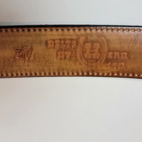 Belts by Herb Black Snakeskin Belt w/ Sterling Silver Overlay – Size 37 - Picture 6 of 7